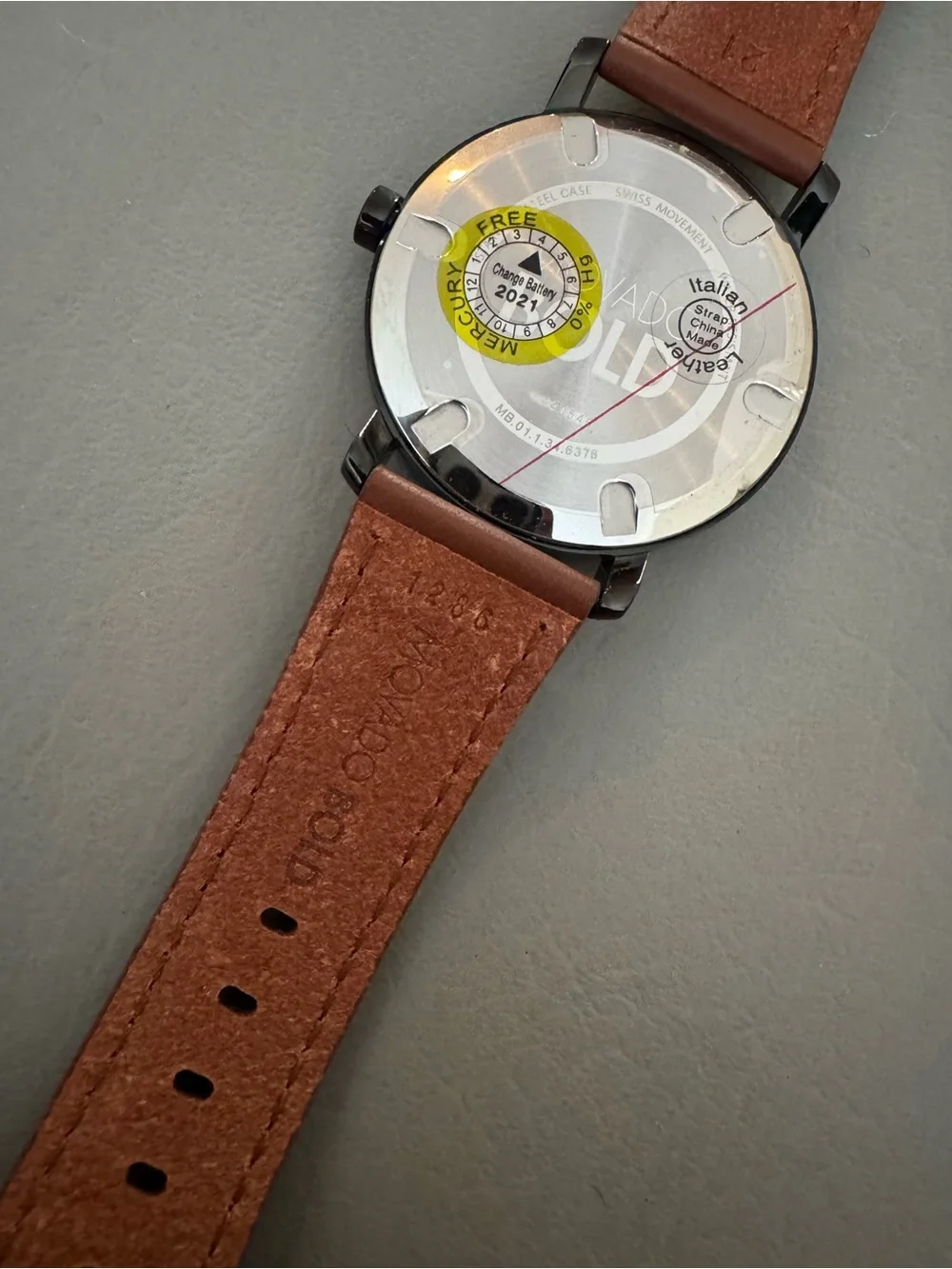 New Movado Men’s Bold Face Watch